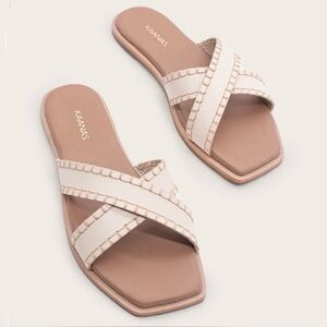 Kaanas Larimar Sandals In Off White